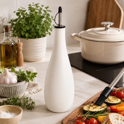 GlazePour™ Ceramic Oil & Vinegar Bottle