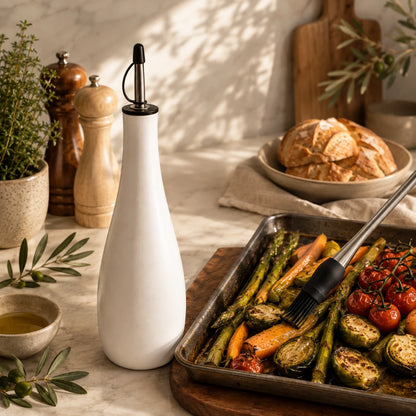GlazePour™ Ceramic Oil & Vinegar Bottle