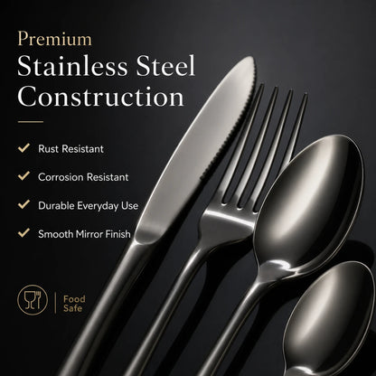 GoldEdge™ 30-Piece Flatware Set