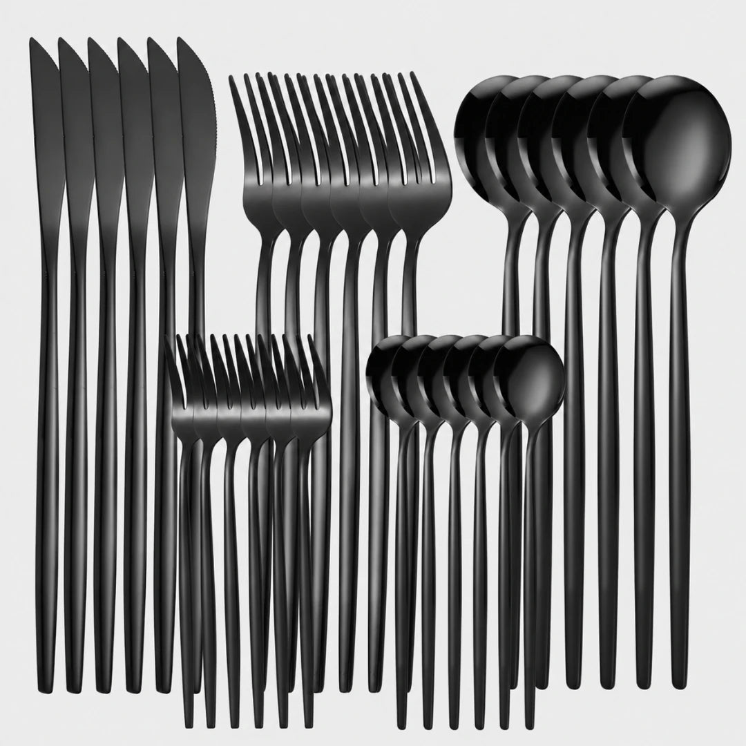 GoldEdge™ 30-Piece Flatware Set