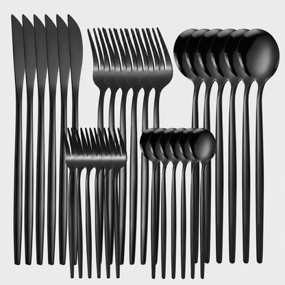 GoldEdge™ 30-Piece Flatware Set