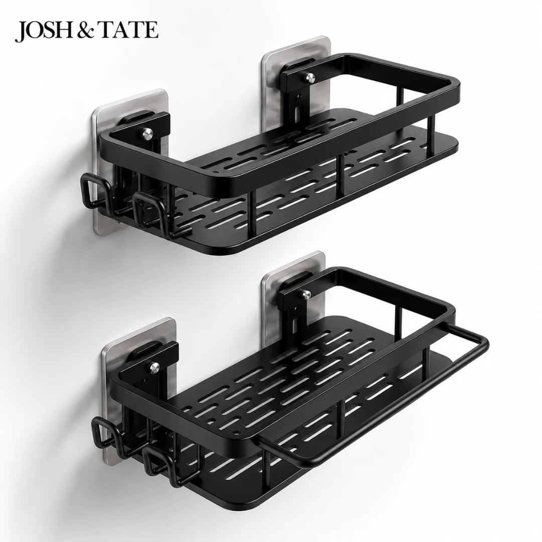GridMount™ Adhesive Shower Shelf Set