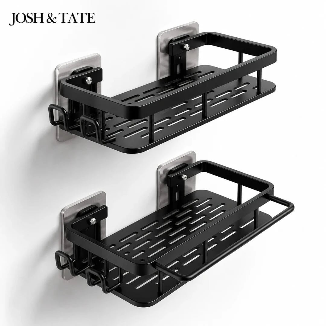 GridMount™ Adhesive Shower Shelf Set