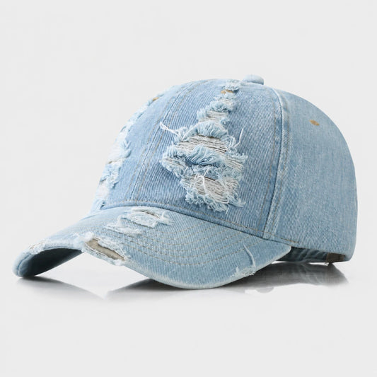 GritWash™ Distressed Denim Cap