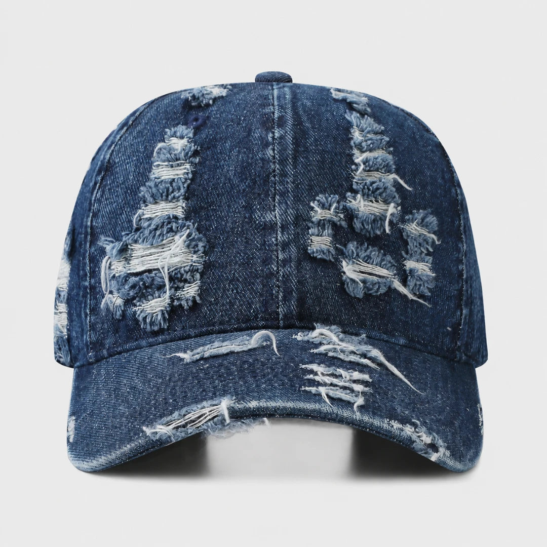 GritWash™ Distressed Denim Cap
