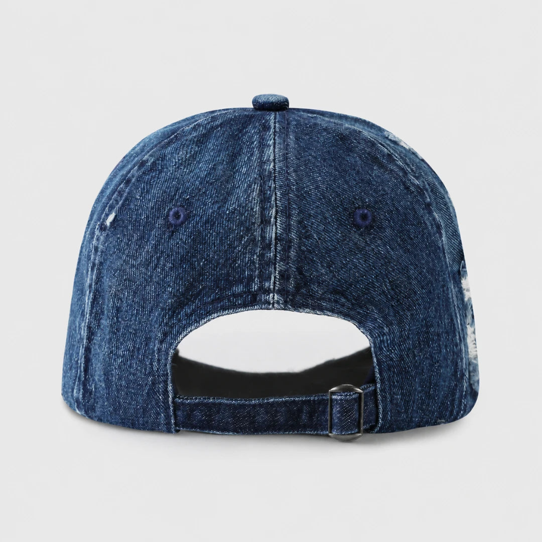 GritWash™ Distressed Denim Cap