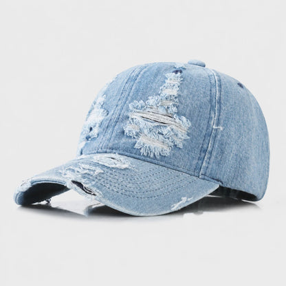 GritWash™ Distressed Denim Cap