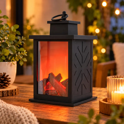 HearthGlow™ LED Fireplace Lantern
