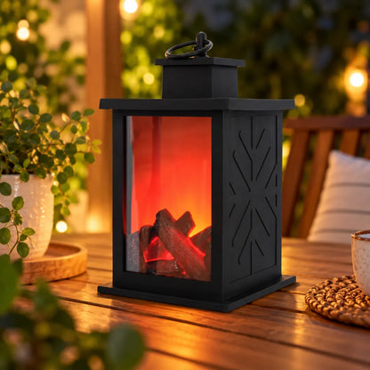 HearthGlow™ LED Fireplace Lantern