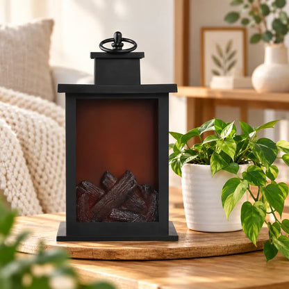 HearthGlow™ LED Fireplace Lantern