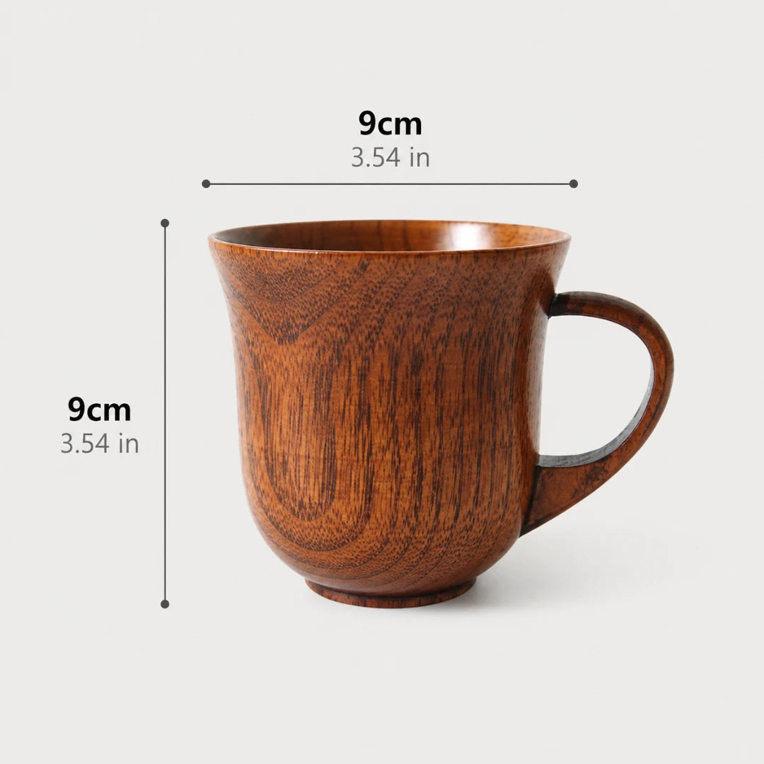 HearthGrain™ Wooden Coffee Mug