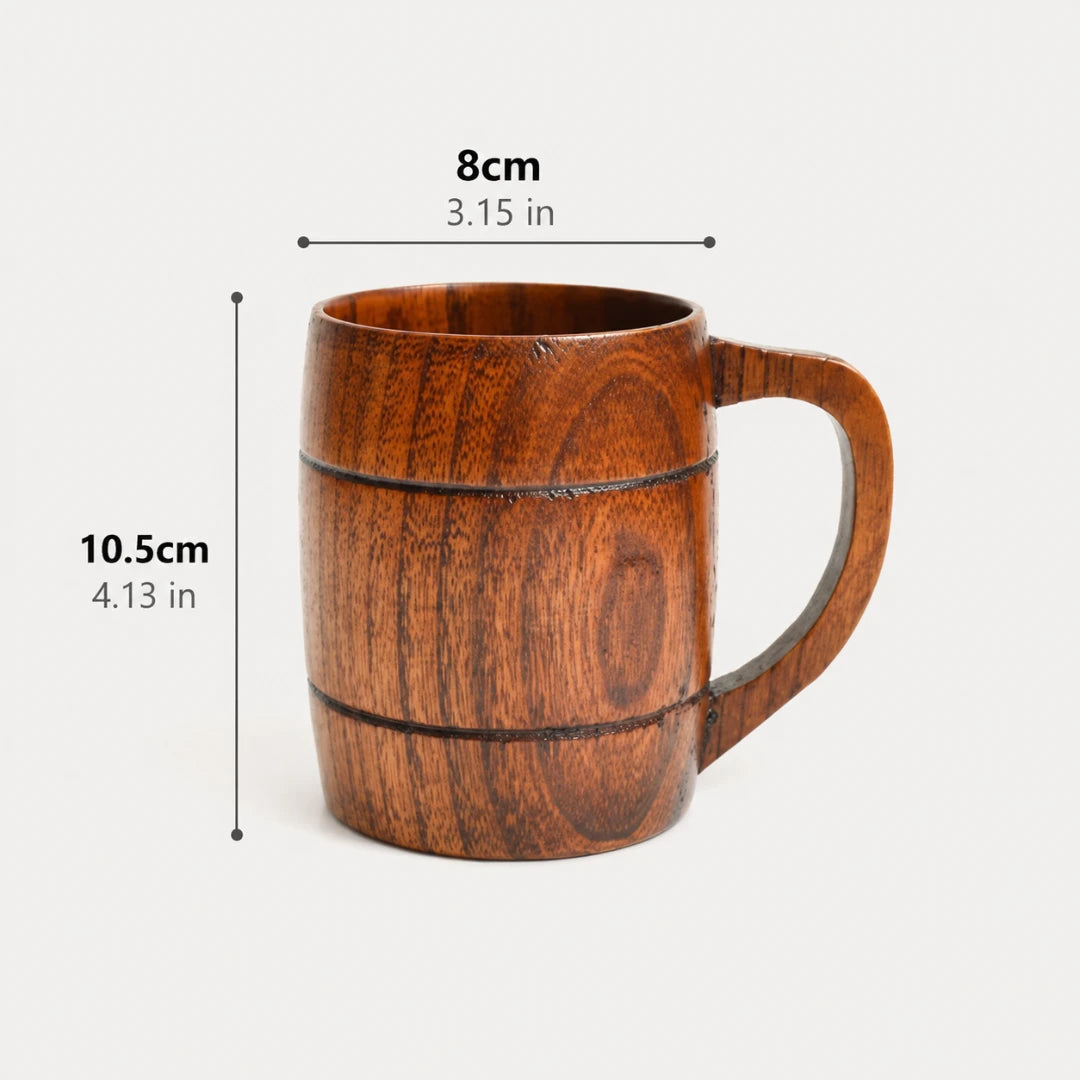 HearthGrain™ Wooden Coffee Mug