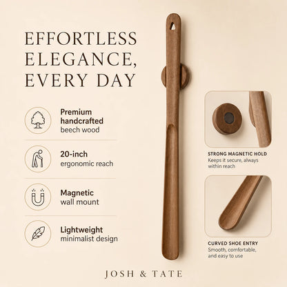 Hearthwood Magnetic Beech Shoehorn-2