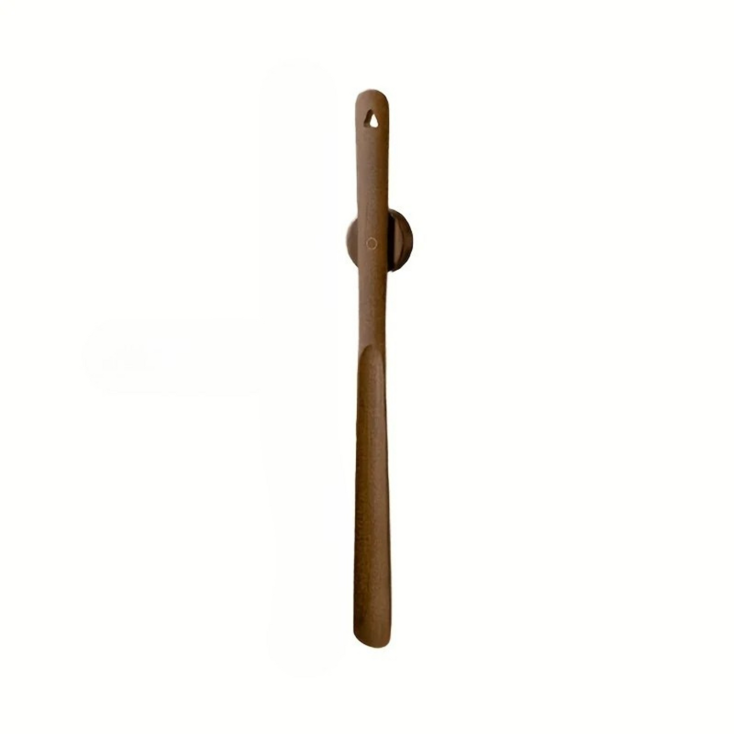 Brown door handle on a white background