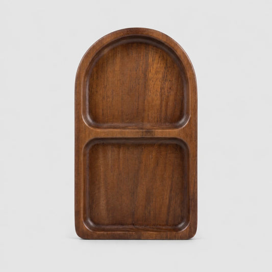 HollowTray™ Sectioned Acacia Tray