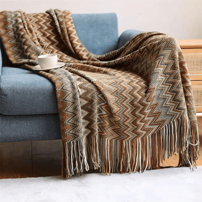 Marbella™ Boho Tassel Throw Blanket