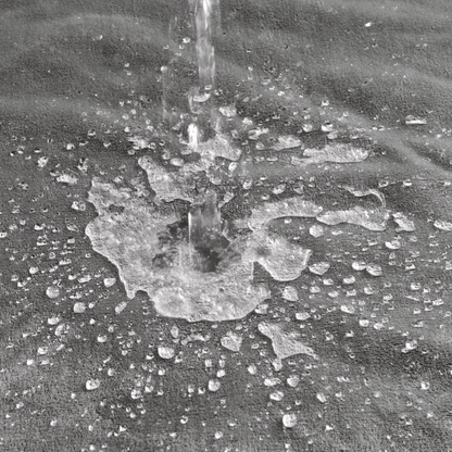 Close-up of water droplets on a textured surface