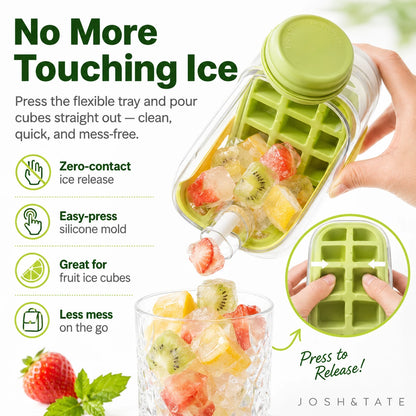 IceDrop – 2-in-1 Ice Cube Tray & Drinking Bottle