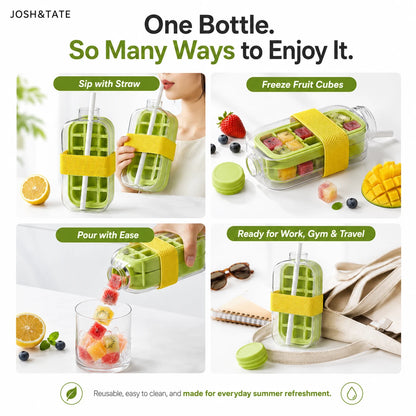 IceDrop – 2-in-1 Ice Cube Tray & Drinking Bottle