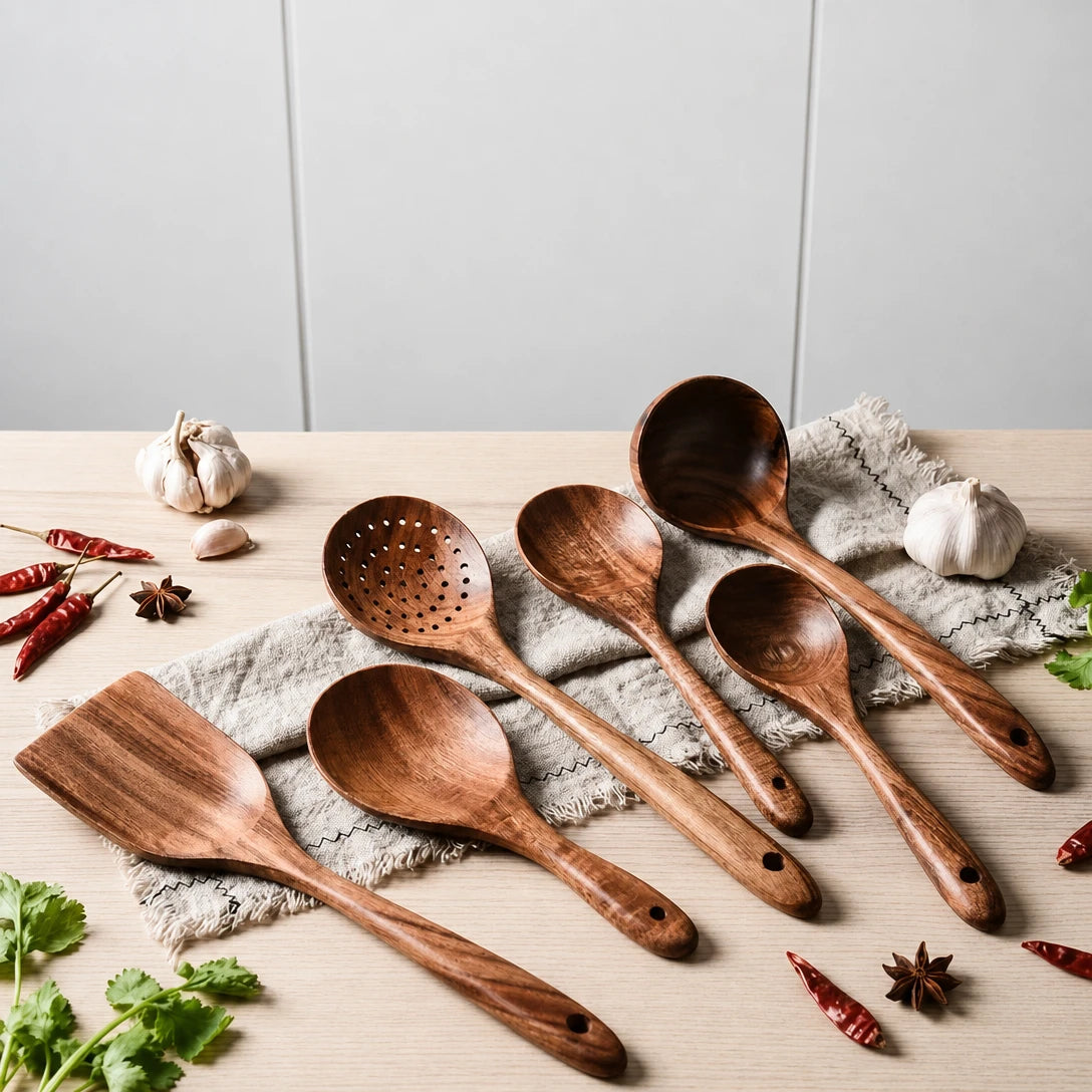 Forest Hearth™ Teak Utensil Set