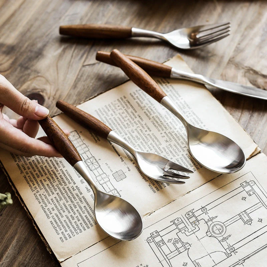 Japanese Style Flatware Set