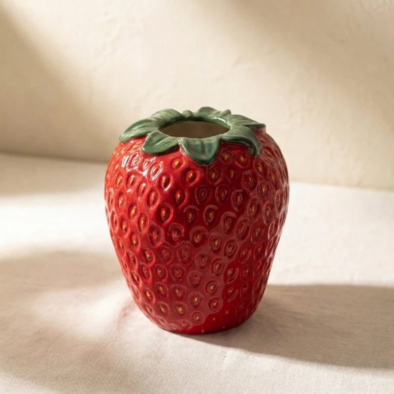 BerryVase™ Strawberry Ceramic Vase