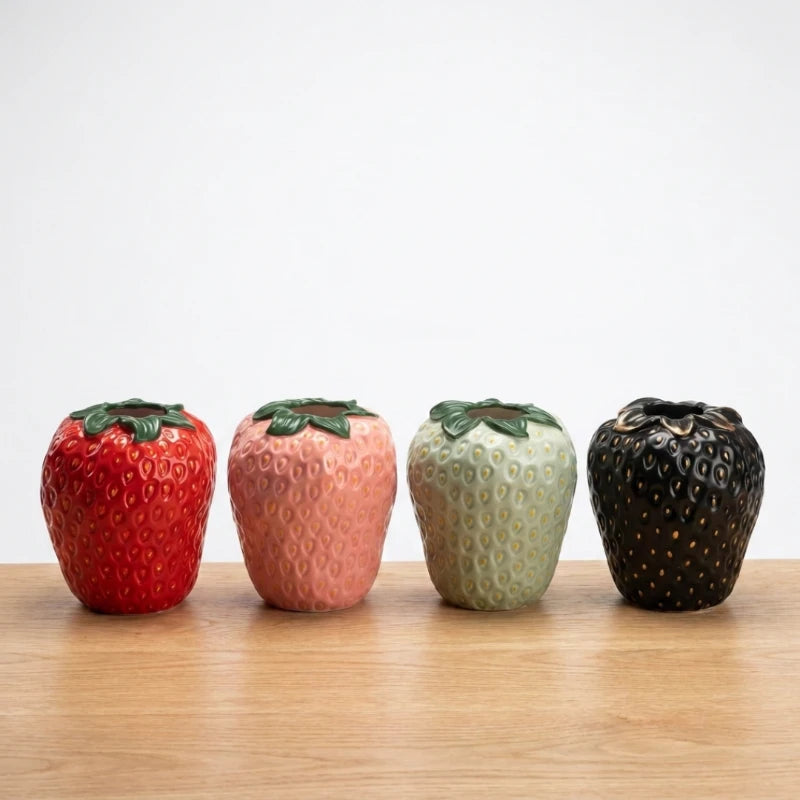 BerryVase™ Strawberry Ceramic Vase