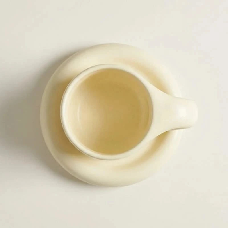 ChubMug™ Ceramic Mug & Saucer Set