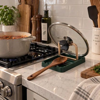 KitchenDock™ Countertop Lid & Spoon Holder