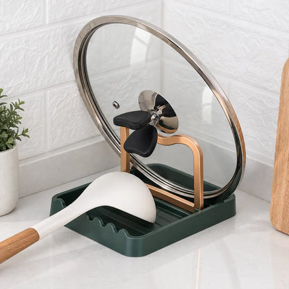 KitchenDock™ Countertop Lid & Spoon Holder