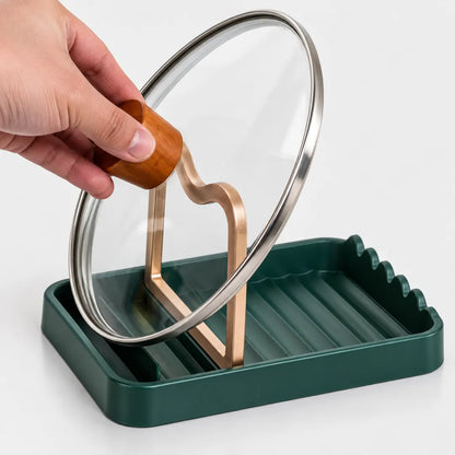 KitchenDock™ Countertop Lid & Spoon Holder