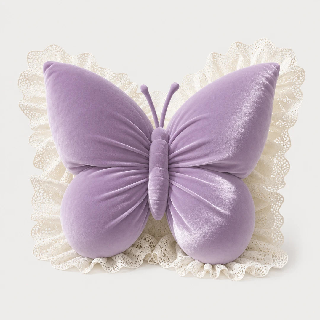 LaceFlutter™ Butterfly Pillow