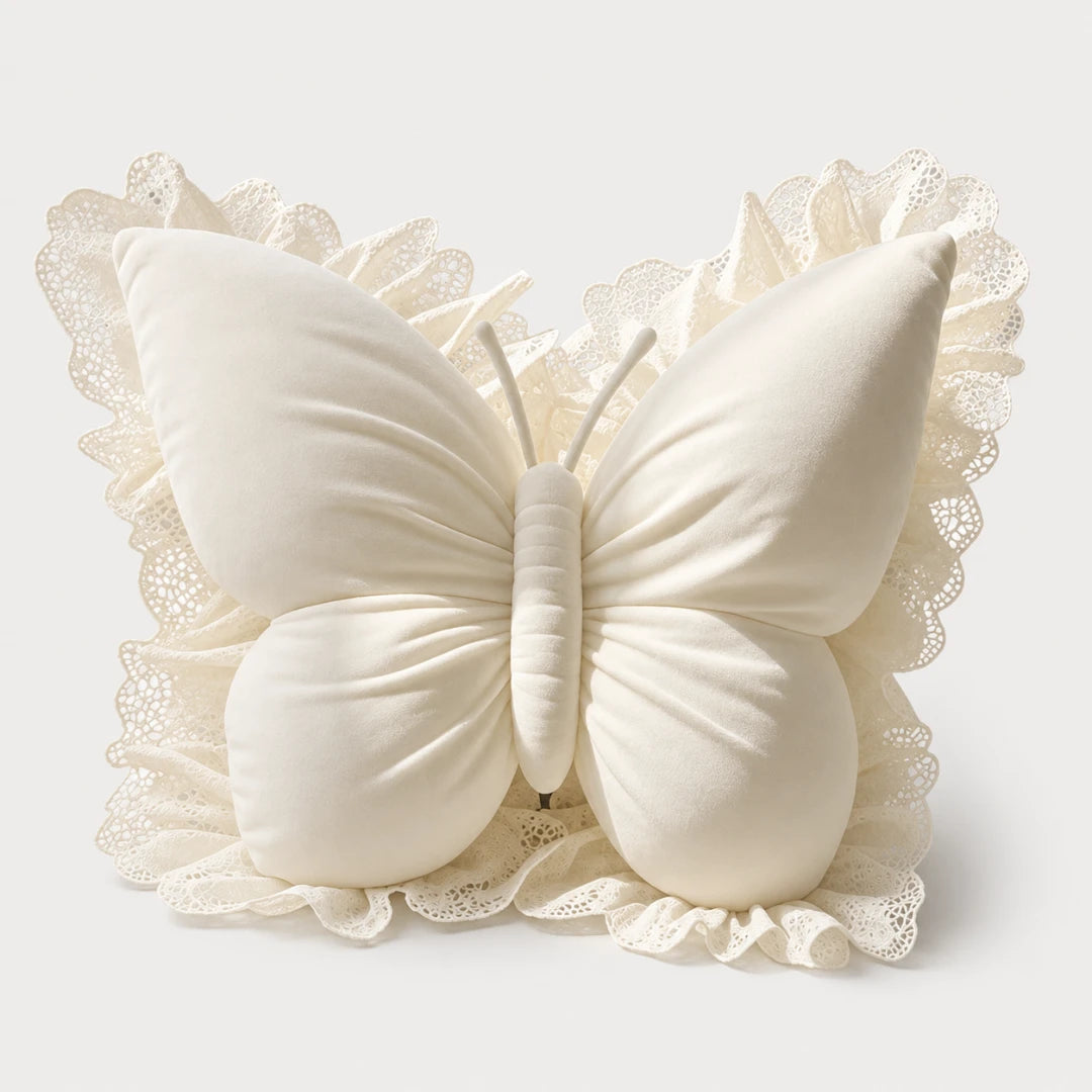 LaceFlutter™ Butterfly Pillow