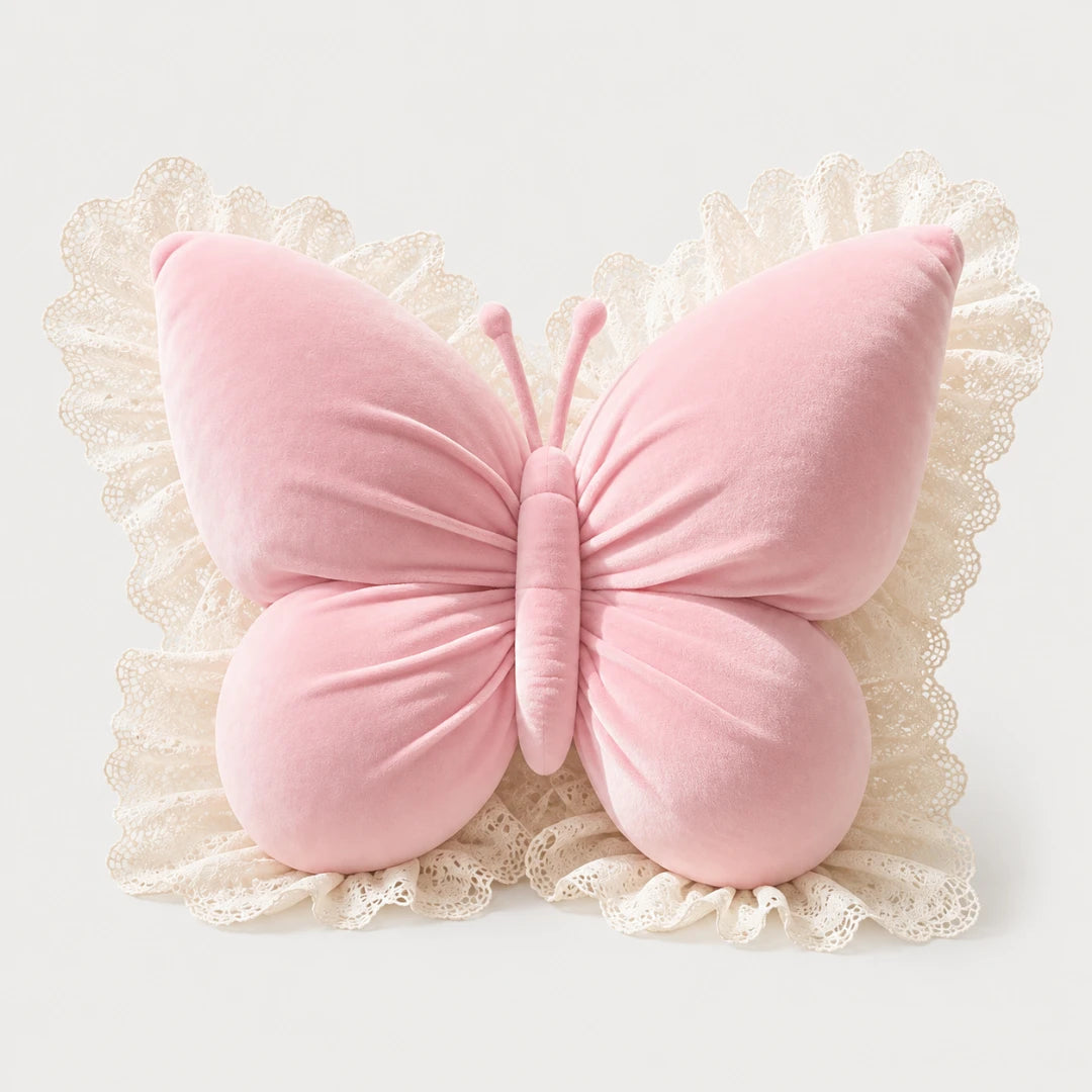 LaceFlutter™ Butterfly Pillow