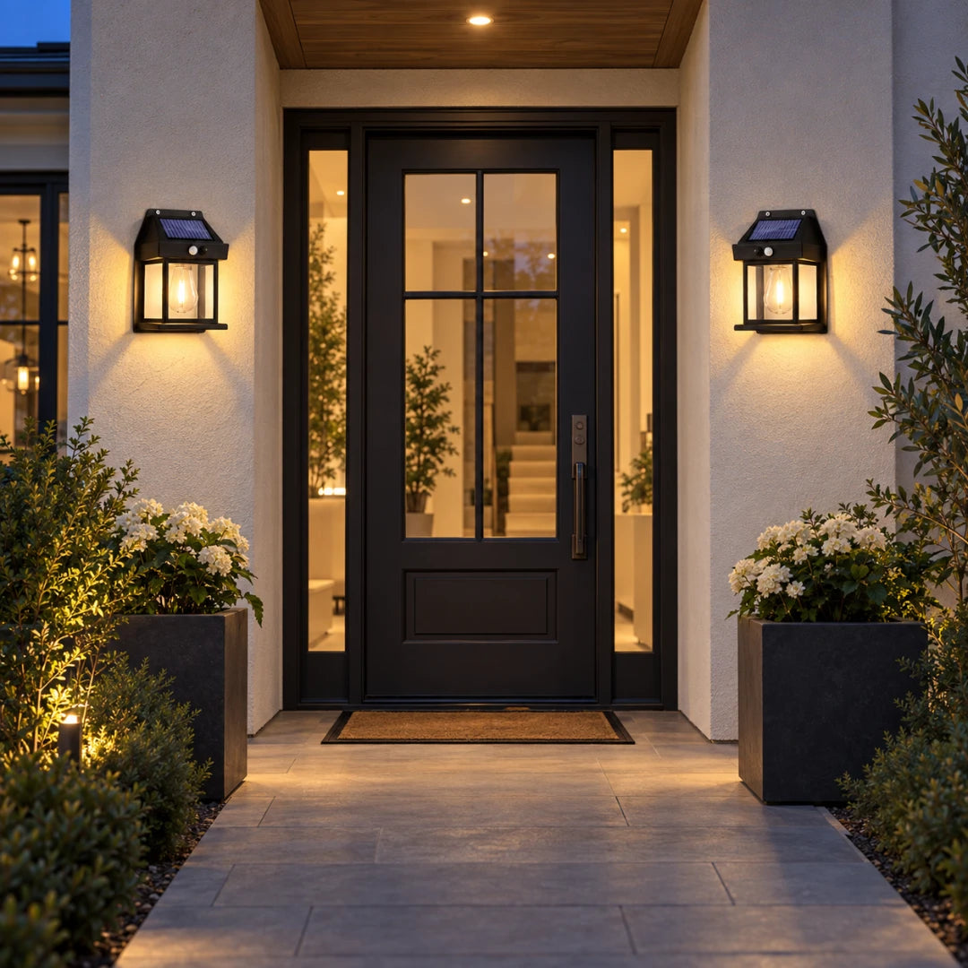 LanternGlow™ Solar Wall Sensor Light
