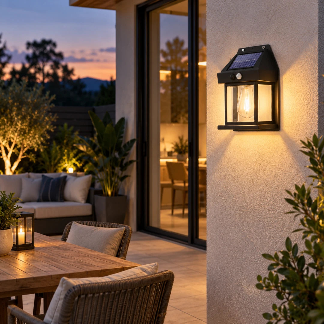 LanternGlow™ Solar Wall Sensor Light