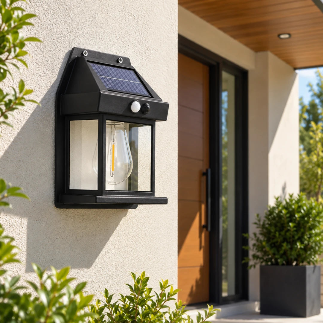 LanternGlow™ Solar Wall Sensor Light
