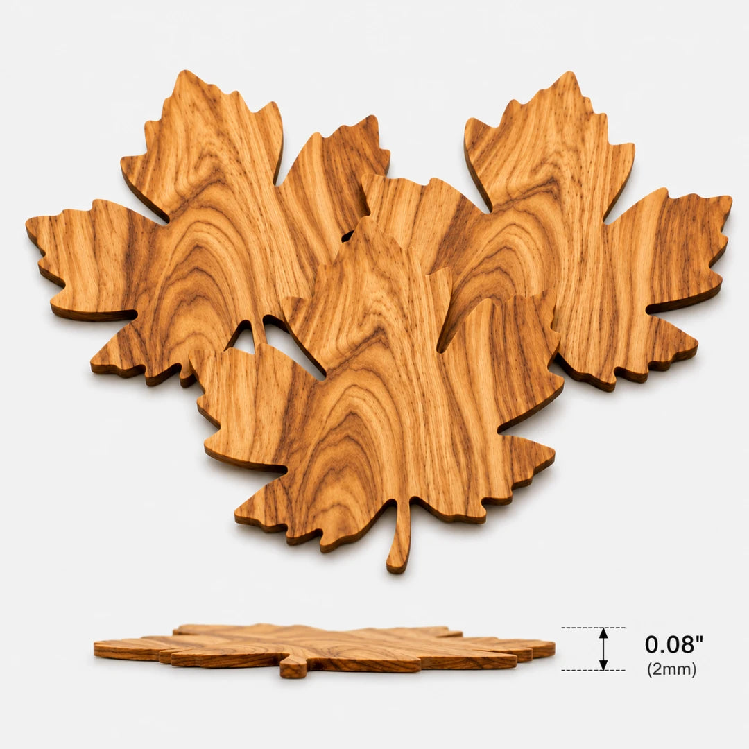 LeafWood™ Maple Coasters
