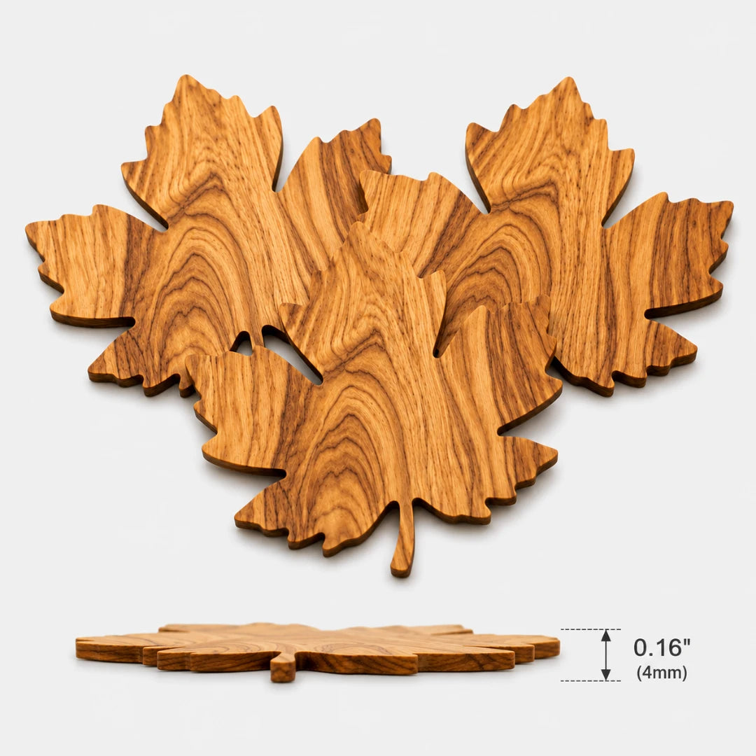 LeafWood™ Maple Coasters