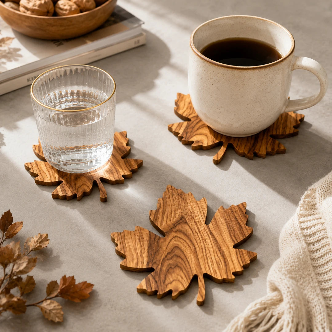 LeafWood™ Maple Coasters