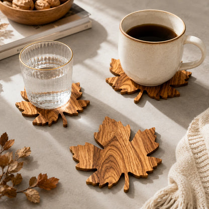 LeafWood™ Maple Coasters