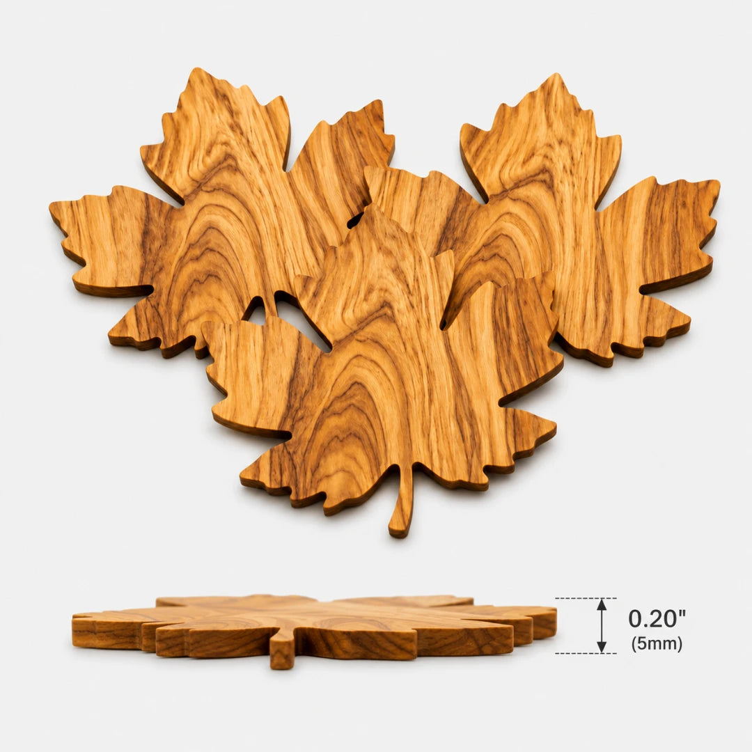 LeafWood™ Maple Coasters