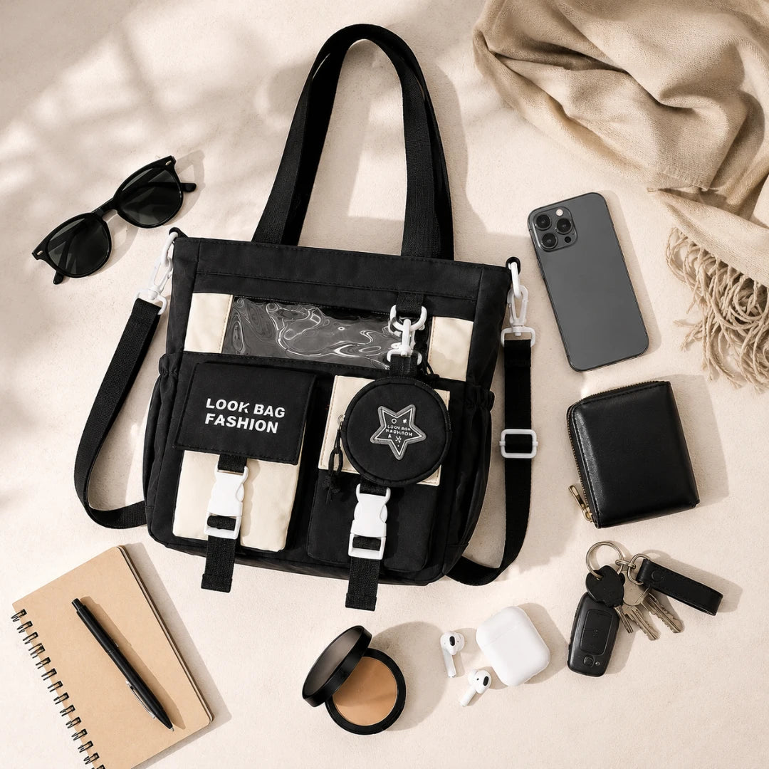 LookBagFashion™ Everyday Multi Pocket Bag
