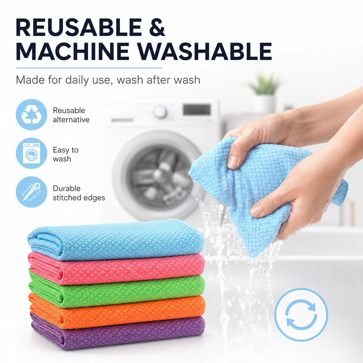 LumaWipe Diamond Weave Microfiber Cloths-