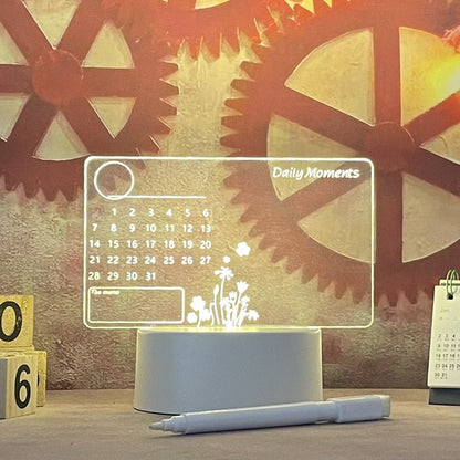 Calendar with gears in the background and a pen on a surface
