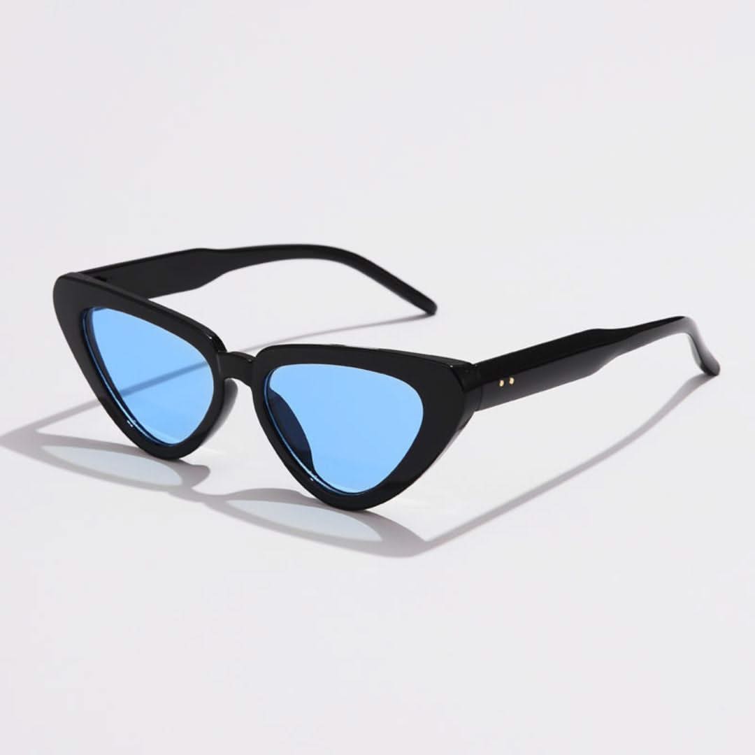 Luna Noir Cat-Eye Sunglasses