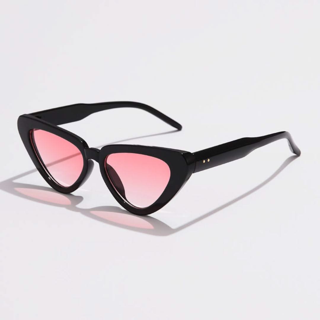 Luna Noir Cat-Eye Sunglasses