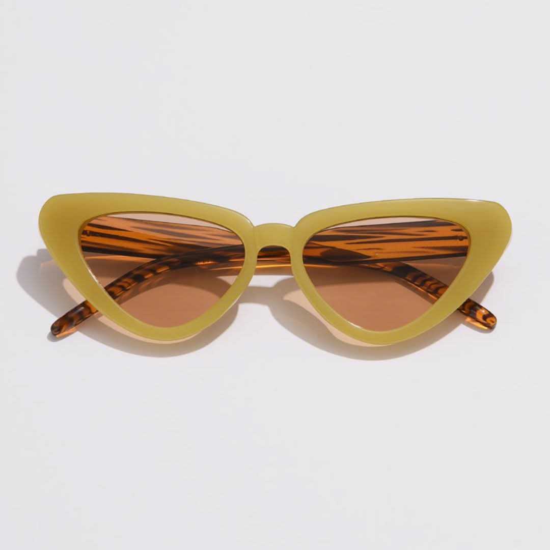 Luna Noir Cat-Eye Sunglasses
