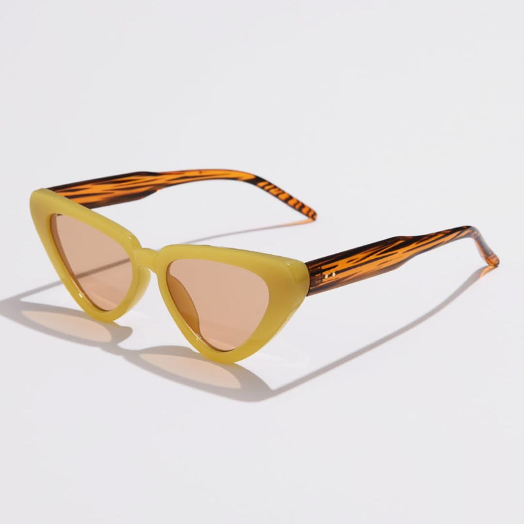 Luna Noir Cat-Eye Sunglasses