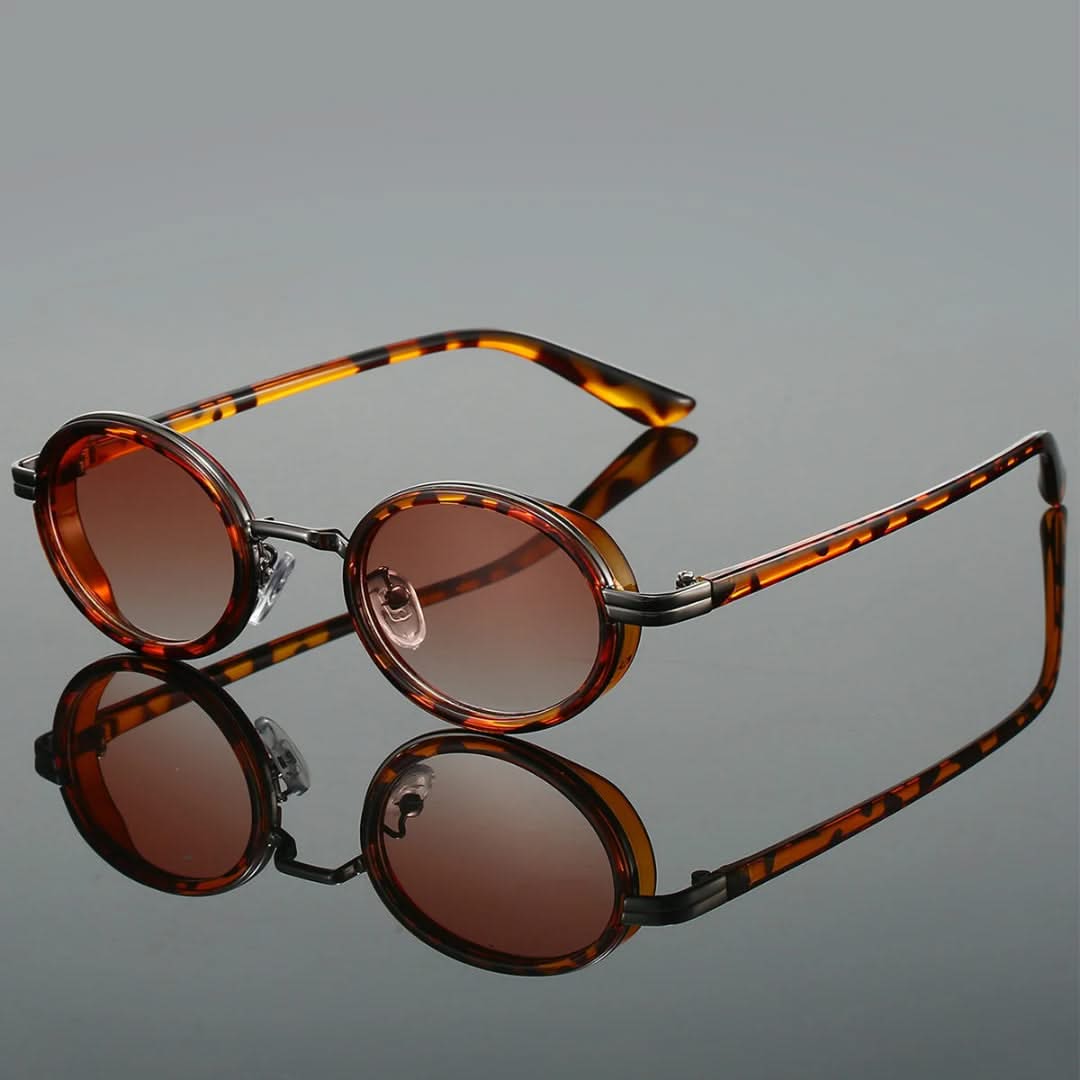 Luna Vintage Round Sunglasses